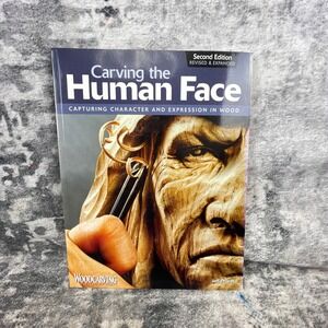 Fox Chapel Publishing Carving the Human Face Jeff Phares Woodworking Book 2nd Ed